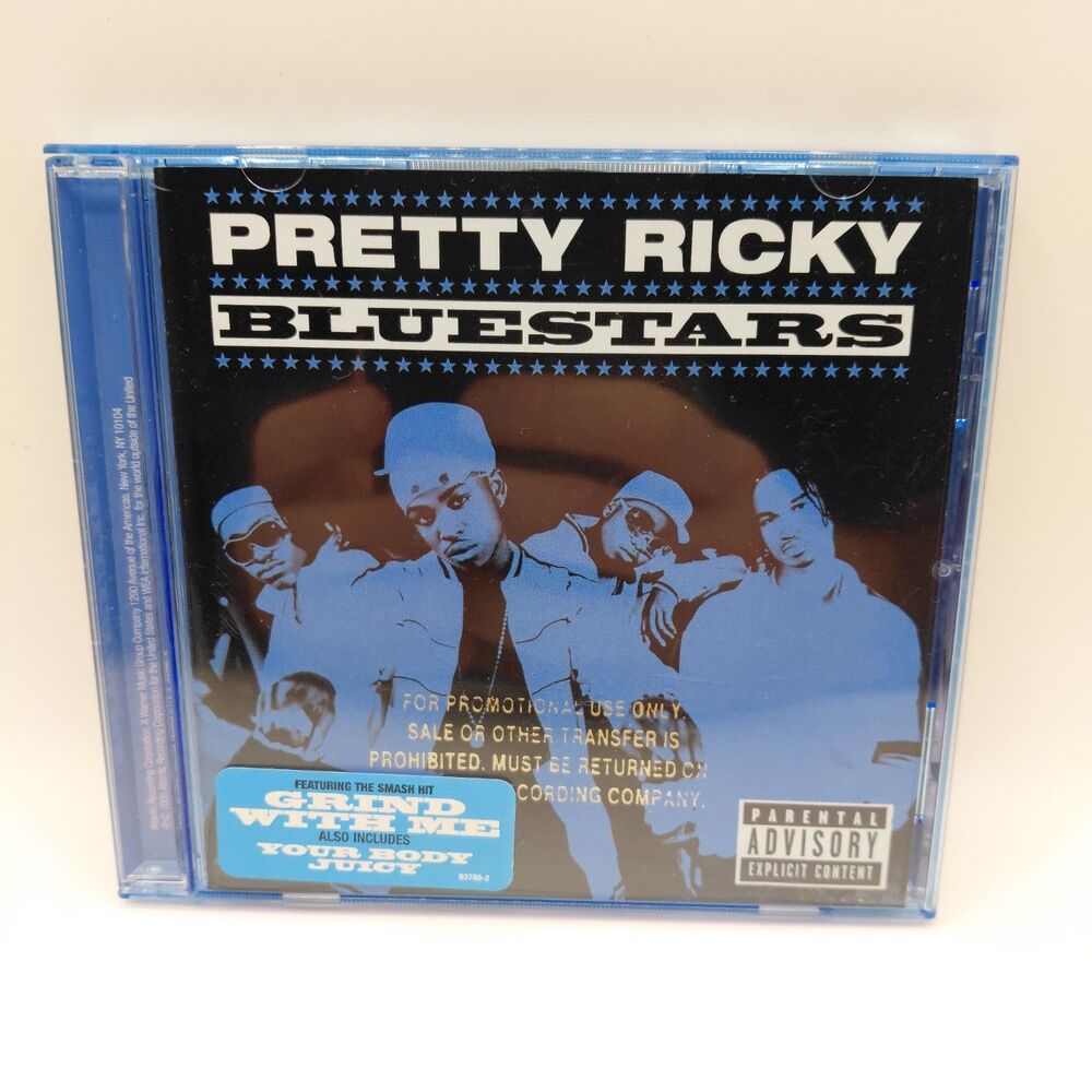Pretty Ricky - Blue Stars Bluestars - 2005 Atlantic CD Blue Tinted Case Promo
